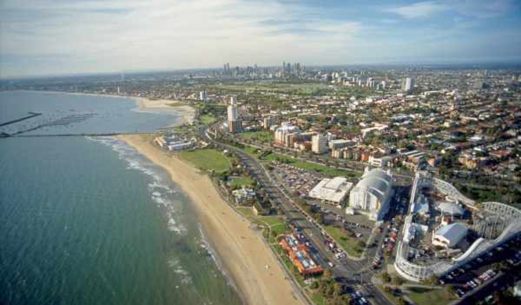 St Kilda Aerial View With Elite Buyer Agents
